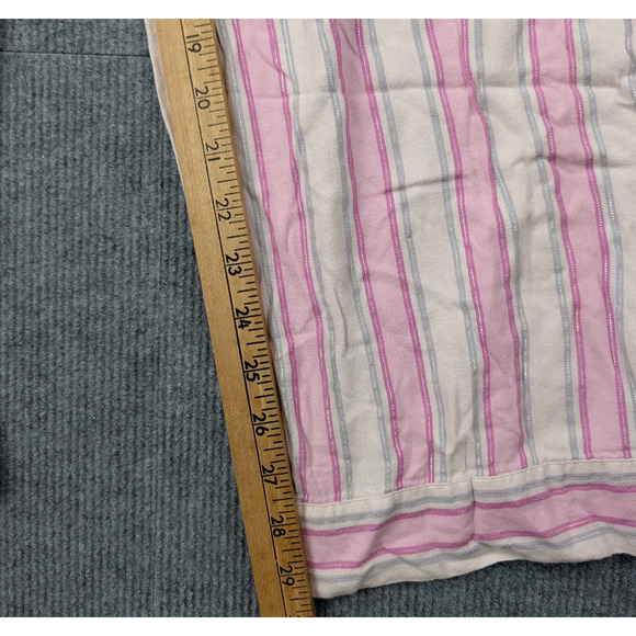 Vintage Victorias Secret Pajama Pants Women Medium Pink Y2K Brushed Cotton Modal - Picture 5 of 7